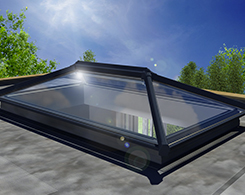 PVC or aluminium roof lantern